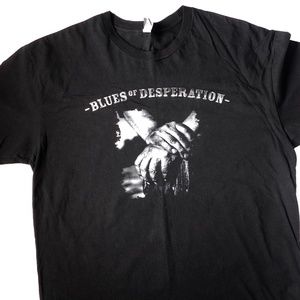 Joe Bonamassa Mens XL Black Original Concert Tour Tshirt Blues of Desperation